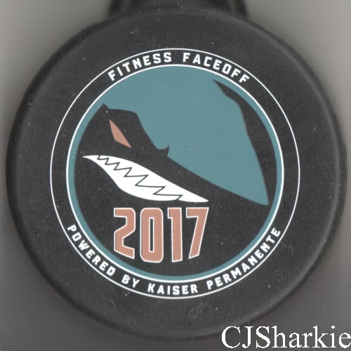2017 Sharks Fitness Faceoff Puck
